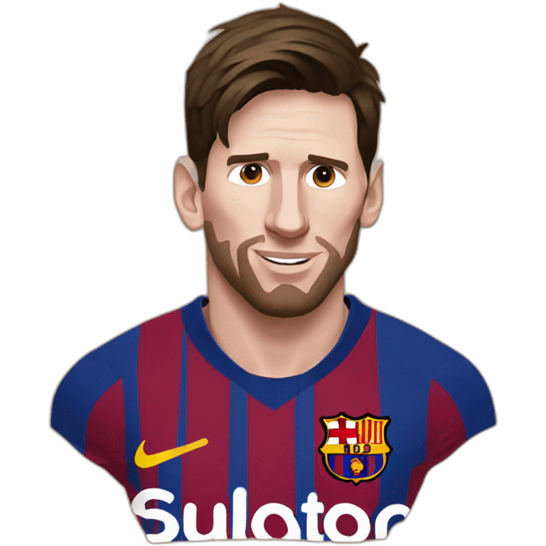 Barcelona MESSI emoji