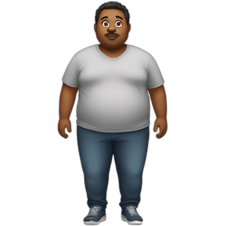 fat person emoji