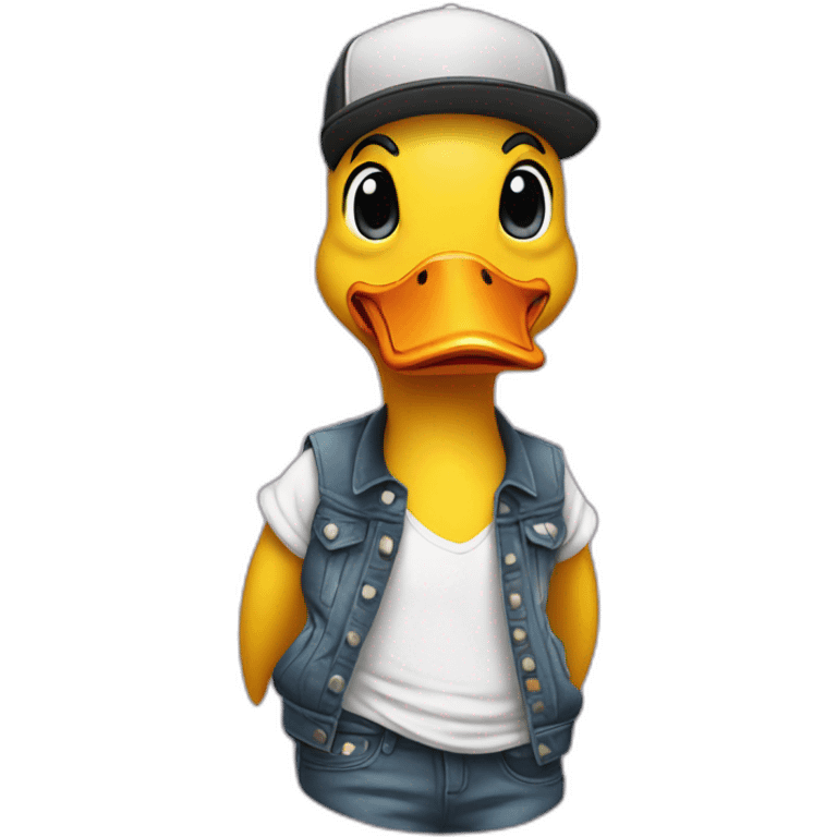 hip pop duck emoji