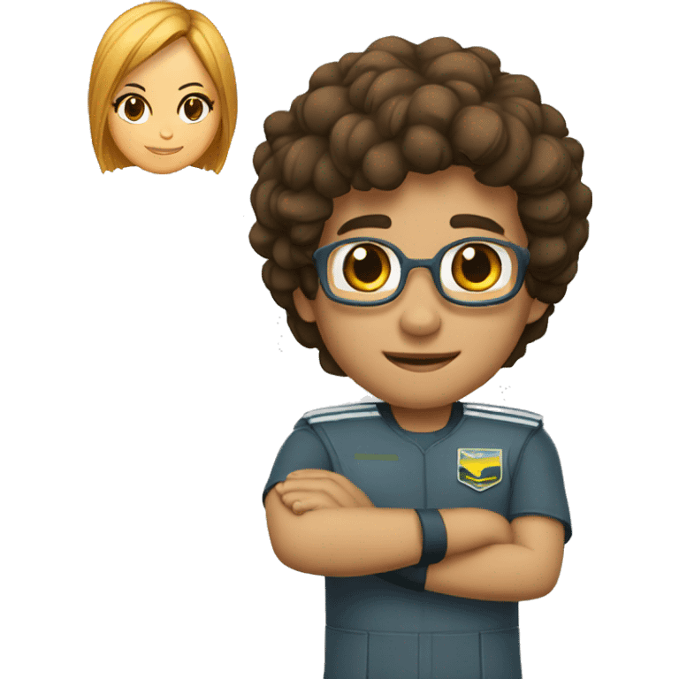 um avião e duas torres emoji