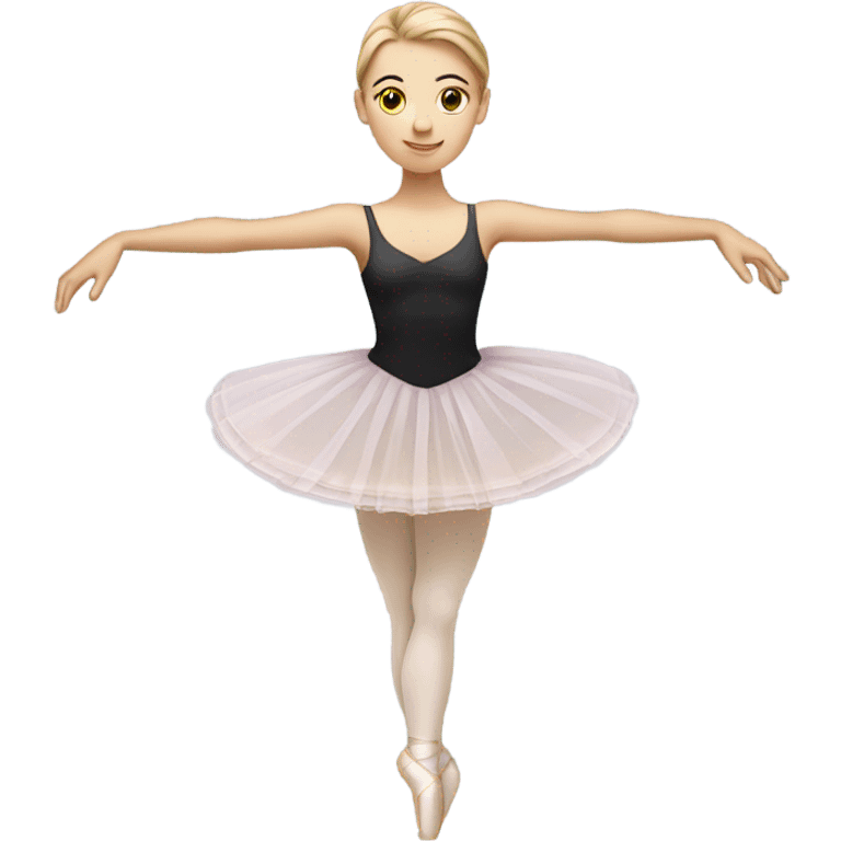 ballerina white girl emoji