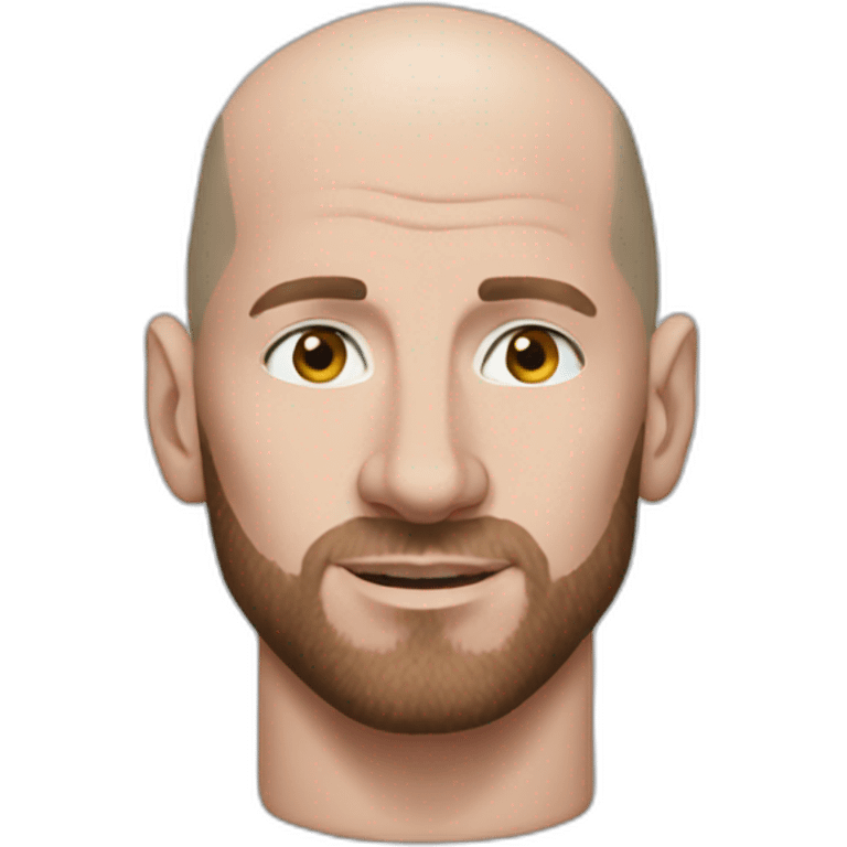 Bald Messi emoji