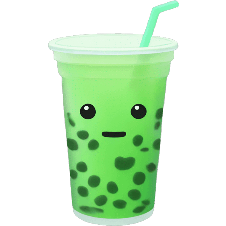 Green Boba tea emoji