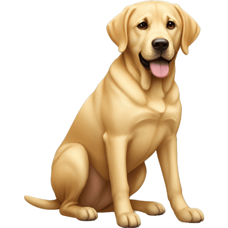 Golden lab emoji