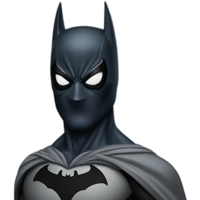 Spider-Man meme but as batman emoji