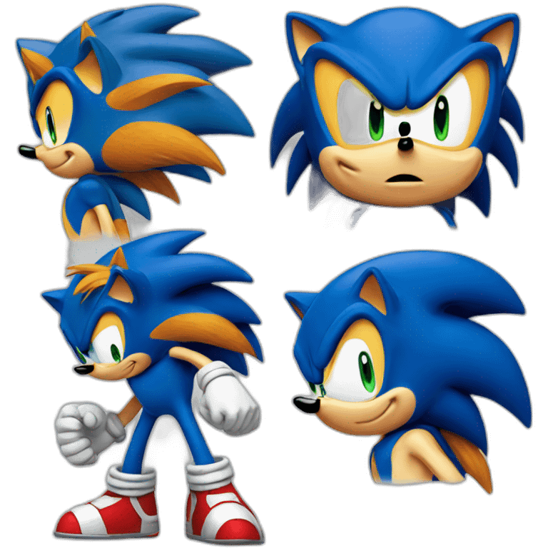 sonic the hedgehog classic emoji