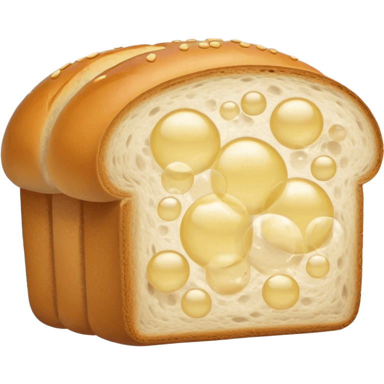 Bubbles and bread emoji