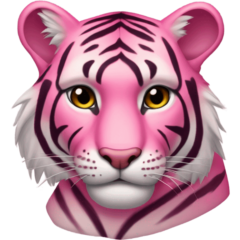 Pink tiger  emoji