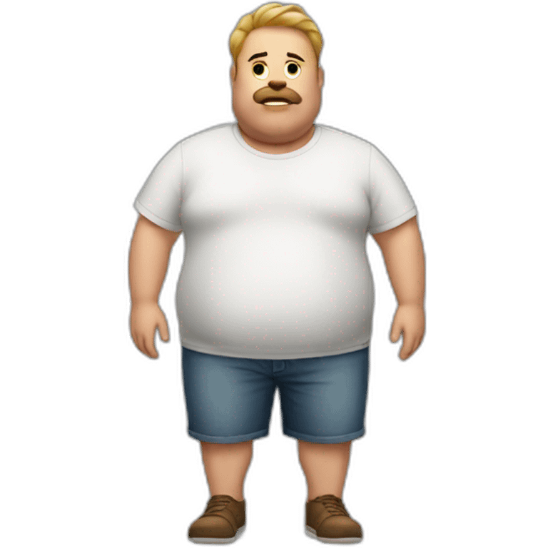 fat man tight shirt emoji