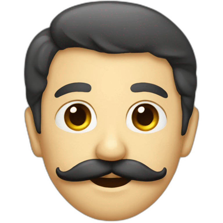 moustache carré emoji