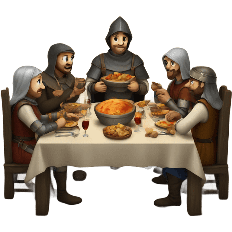 medieval dinner emoji