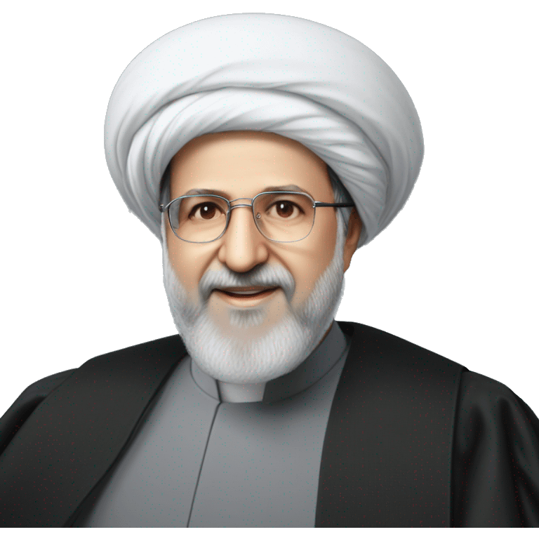 63-Years-Old Iran Man President Name Ebrahim raisi wear Angel with Rest in Peace emoji