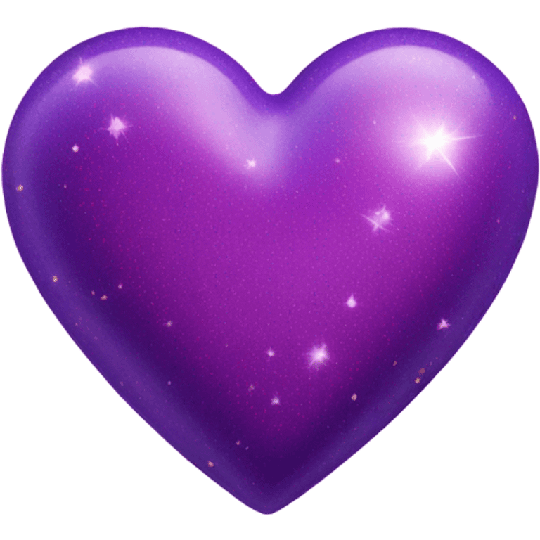 purple sparkly heart emoji