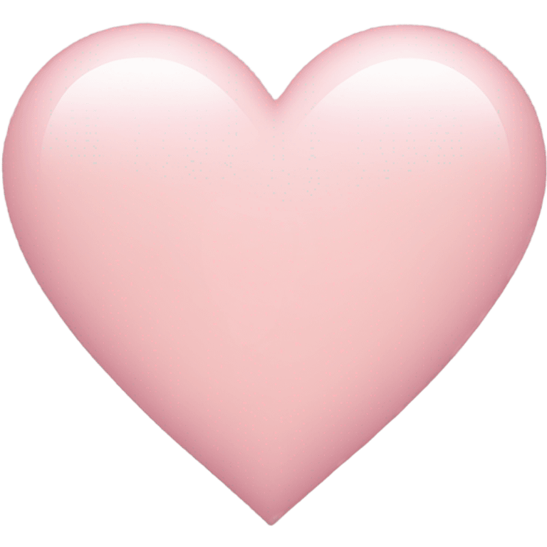 Light Pink heart emoji