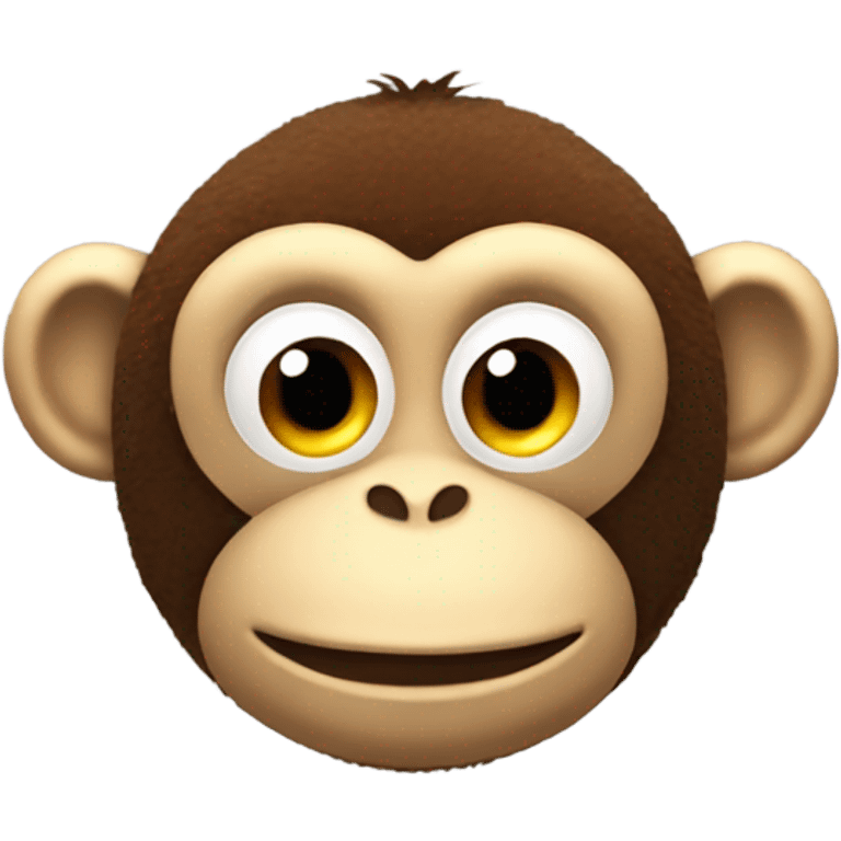 Monkey stuffed animal emoji