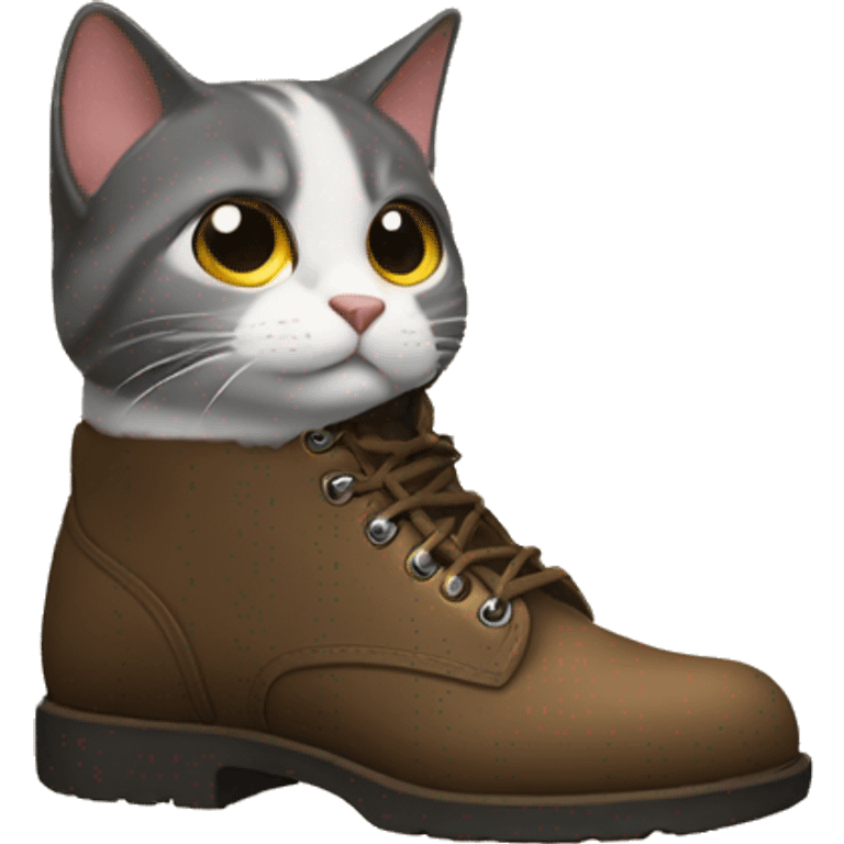 Gato con botas emoji