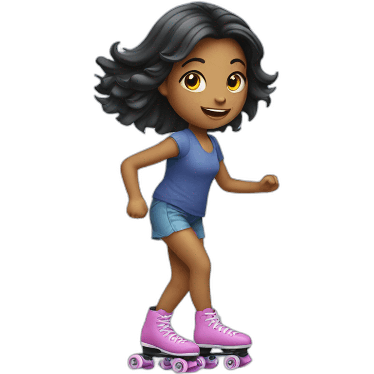 roller-skating-Girl emoji