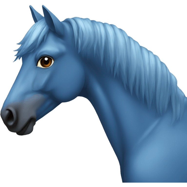 blue horse emoji