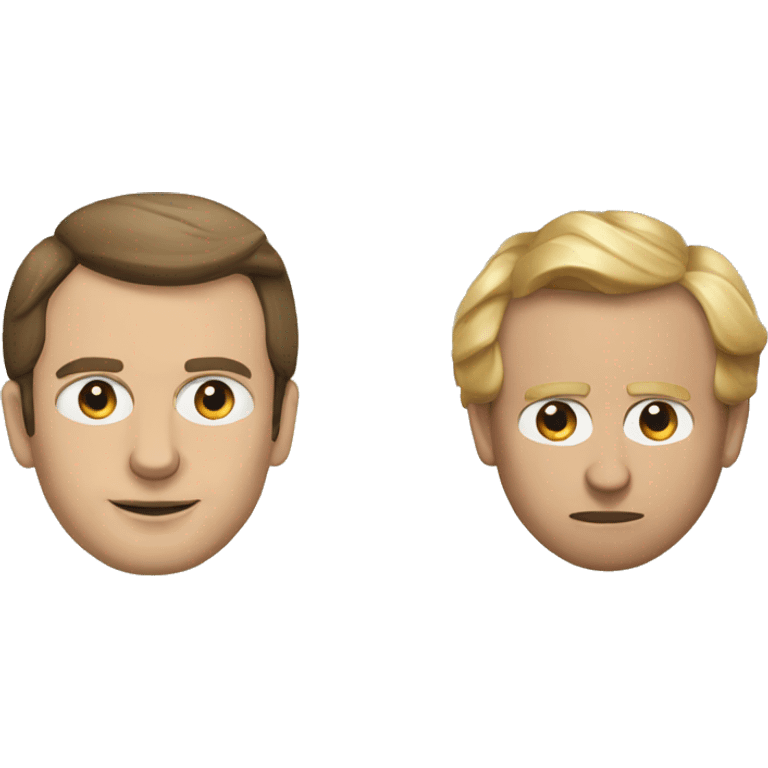 Macron vs poutine emoji