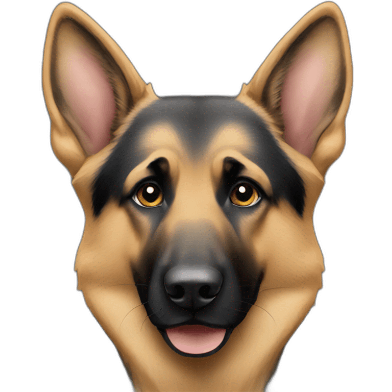 2 german shepherds emoji