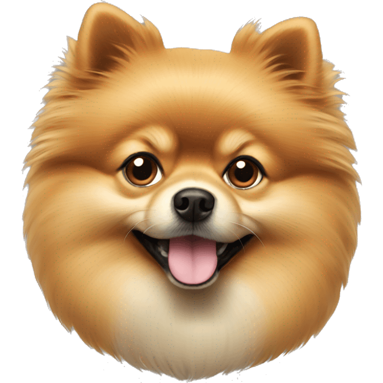 Pomeranian dog emoji