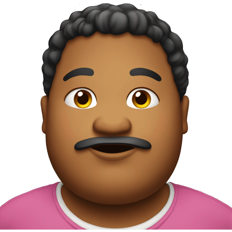 Fat person emoji