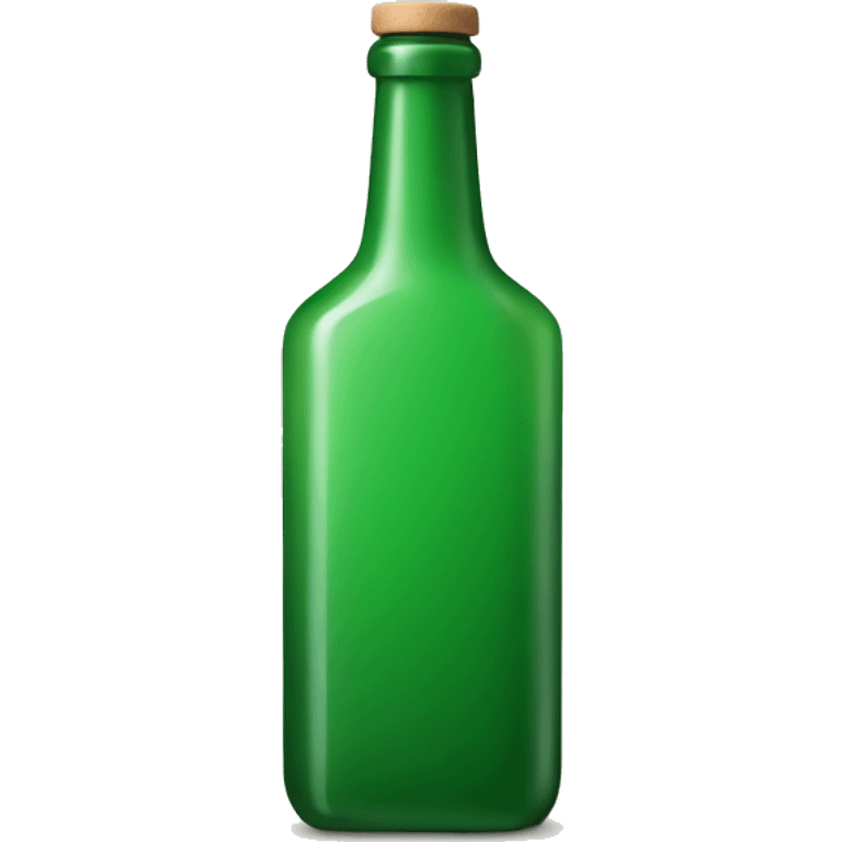 green square bottle with crok emoji