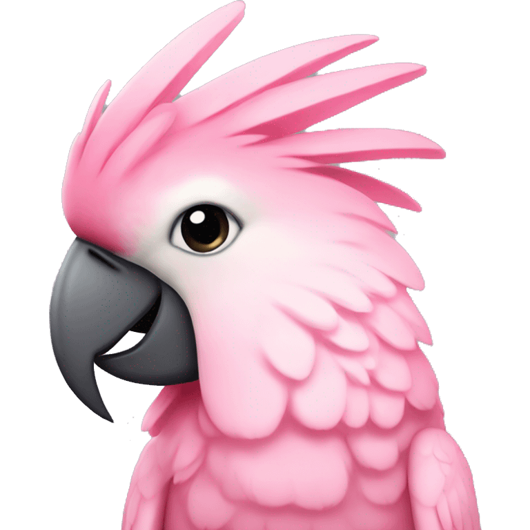 pink cockatoo emoji