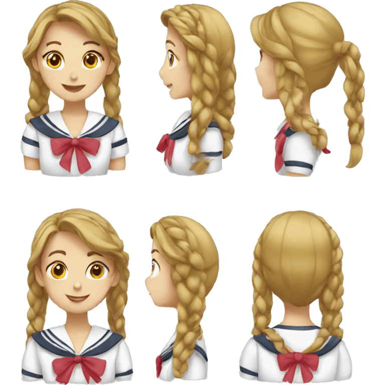 Girl sailor emoji