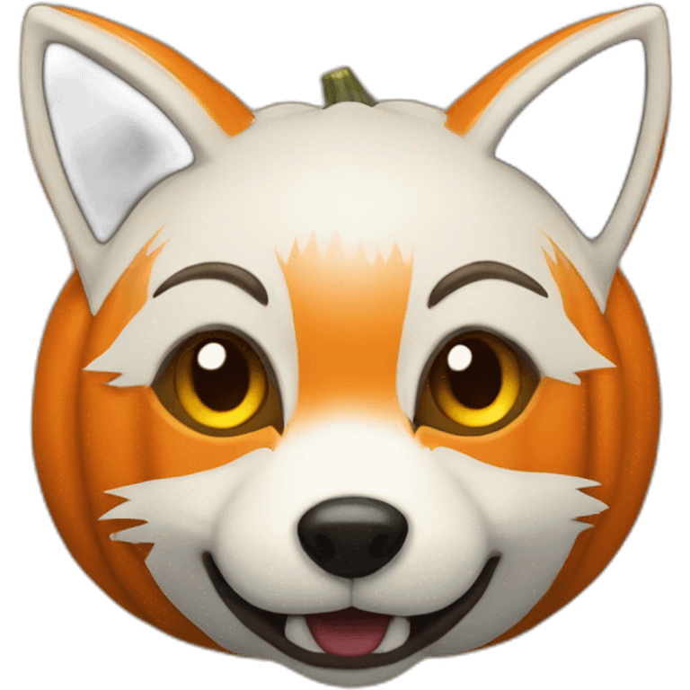 fox jackolantern emoji