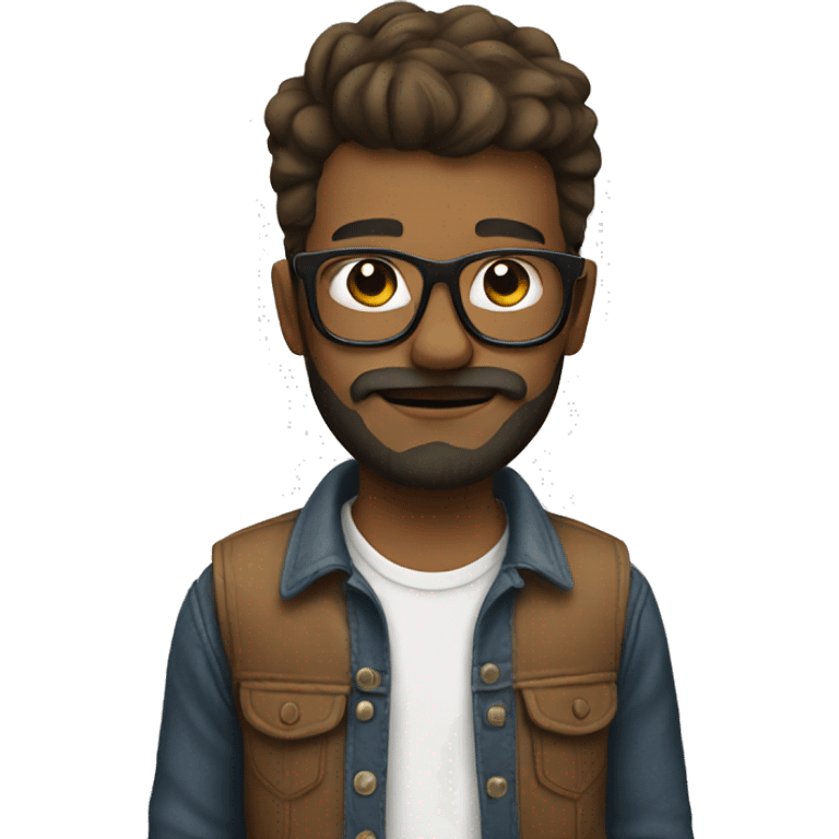 hipster emoji