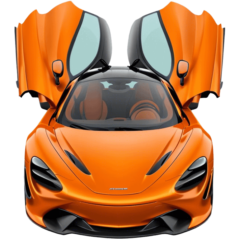 McLaren 720S - McLaren (Model Year: 2021) (Iconic colour: Orange) emoji