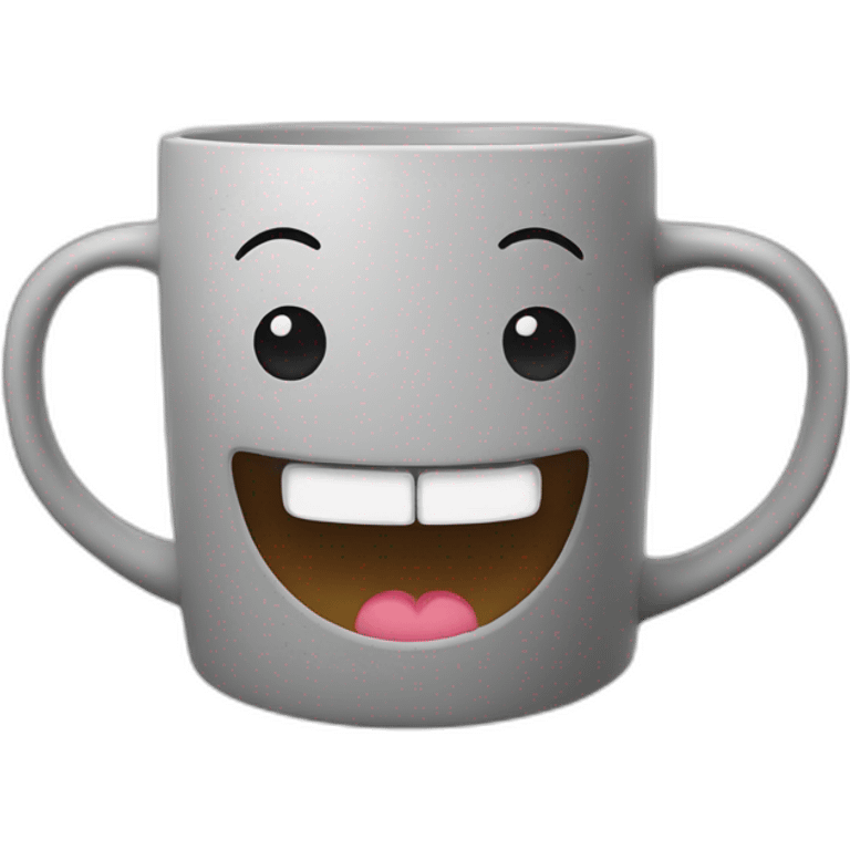 Mug cartoon smile emoji