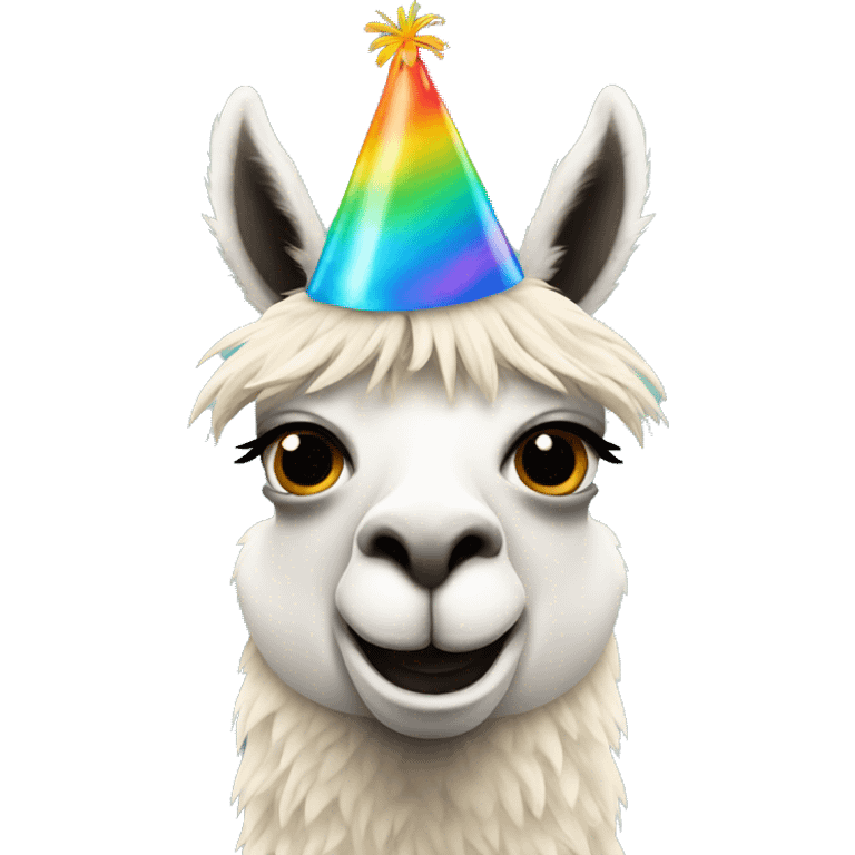 Birthday llama emoji