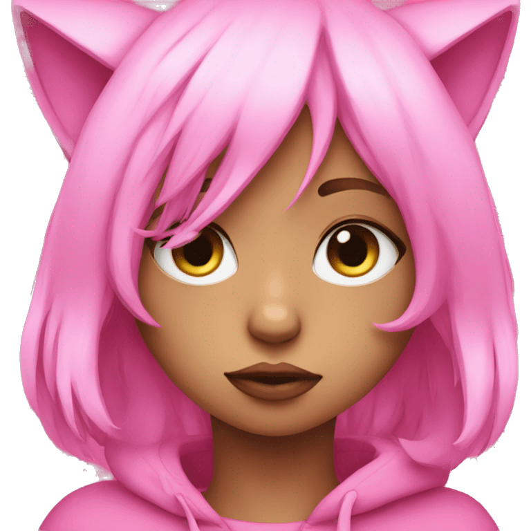 pink-techno-catgirl sad emoji