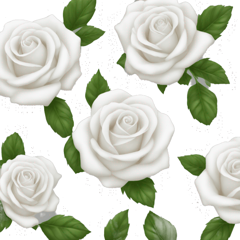 Rose white emoji