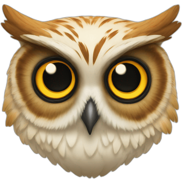 hibou gros emoji