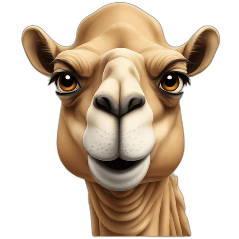 Camel angry emoji