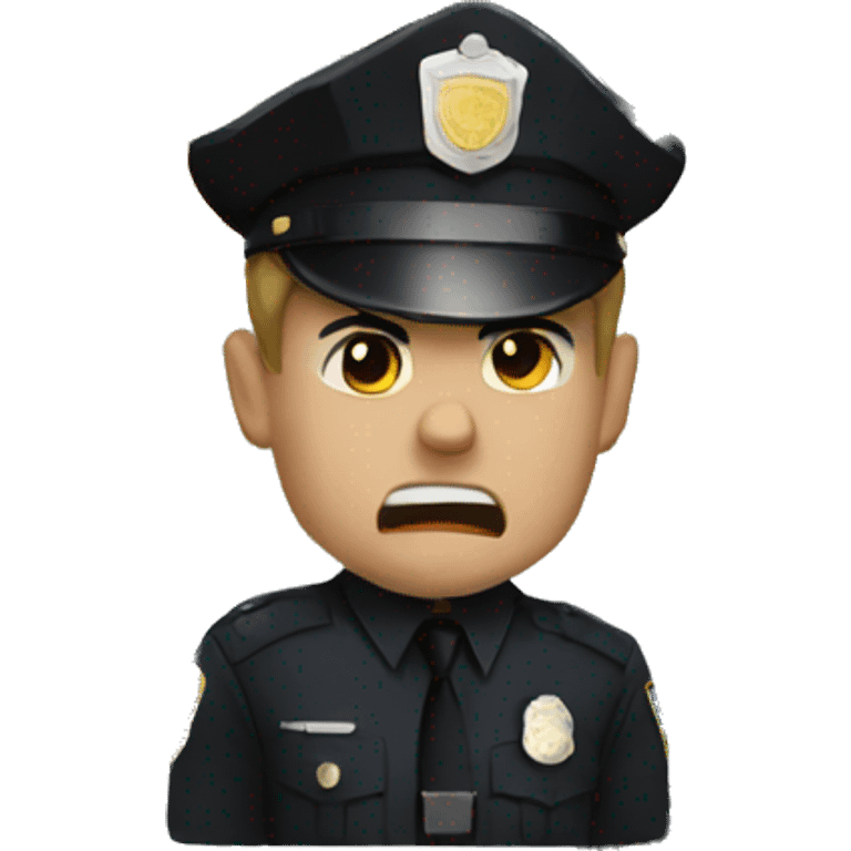 angry cop emoji