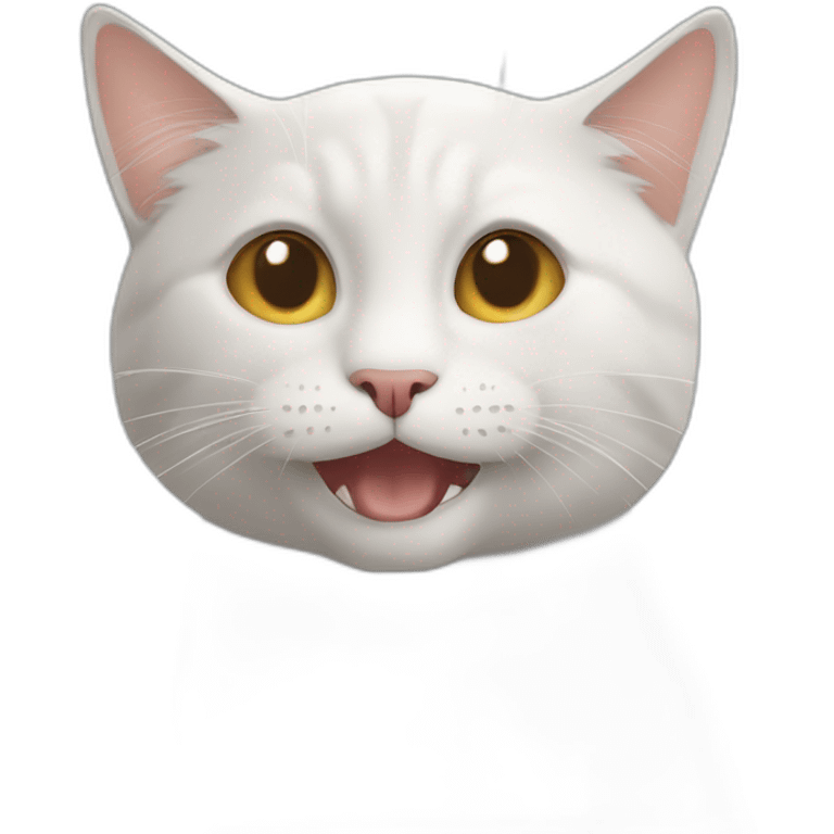 Mon chat en train de boire emoji