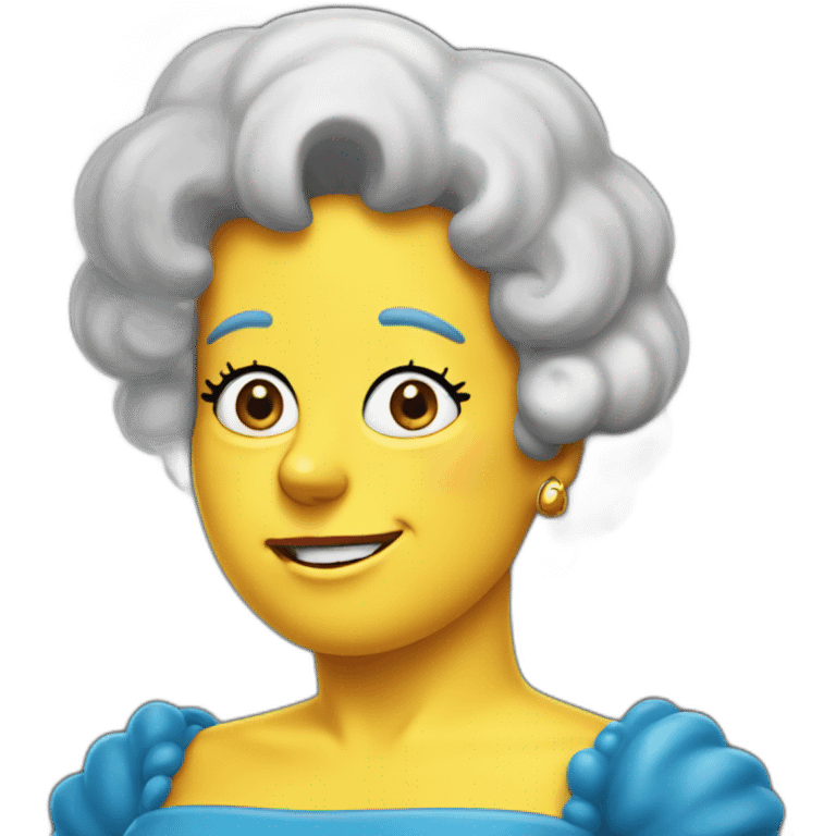 Marge Simpson emoji