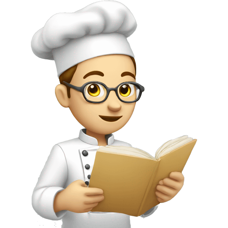 chef reading recipe fairy emoji