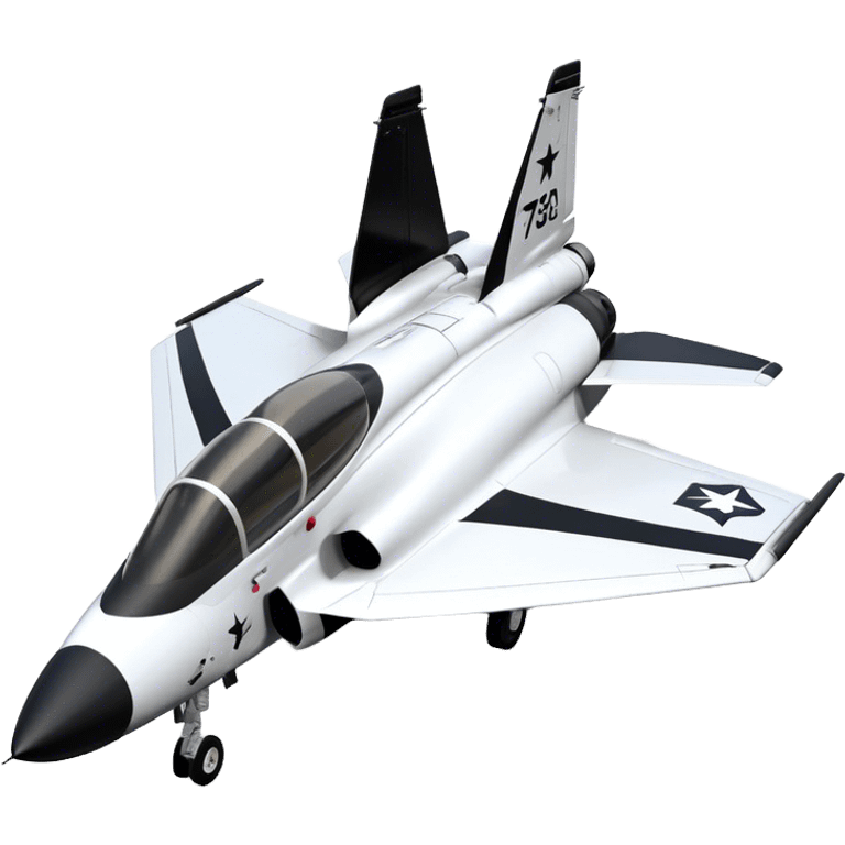 Jet Trainer - T-38 Talon - Northrop Grumman (Model Year: 2021) (Iconic colour: White and black) emoji