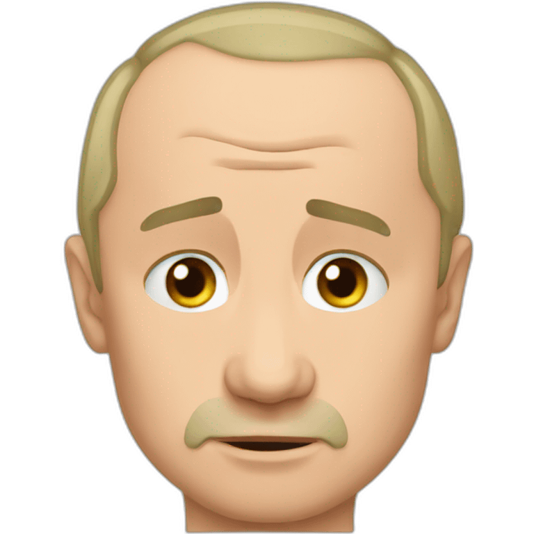 Crying Vladimir Putin emoji