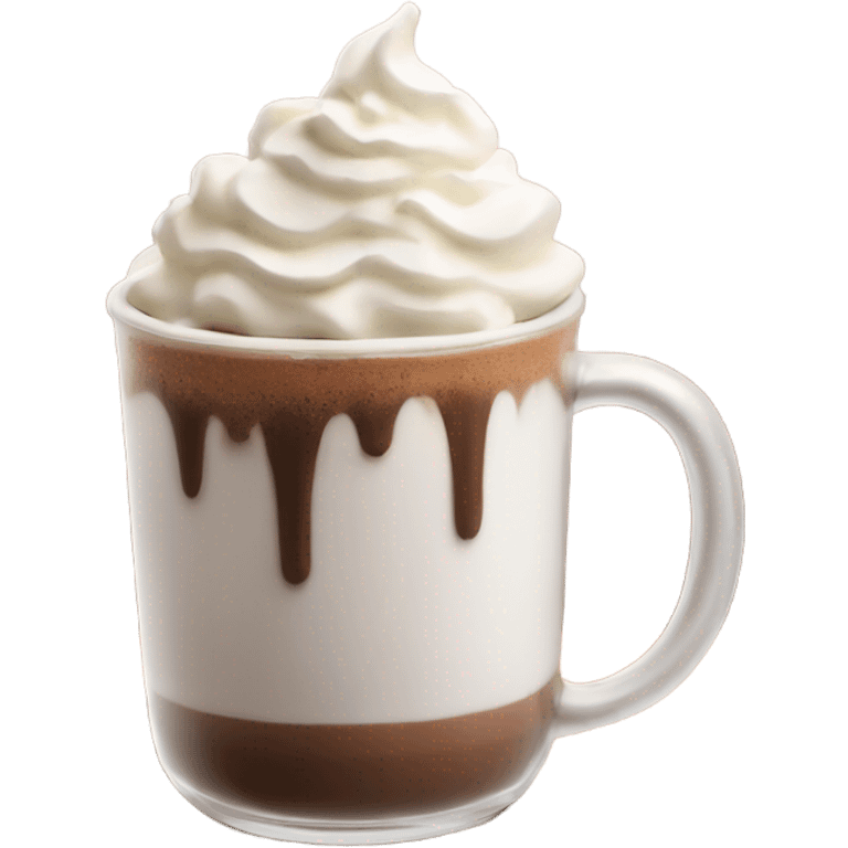 hot chocolate with whipped cream emoji