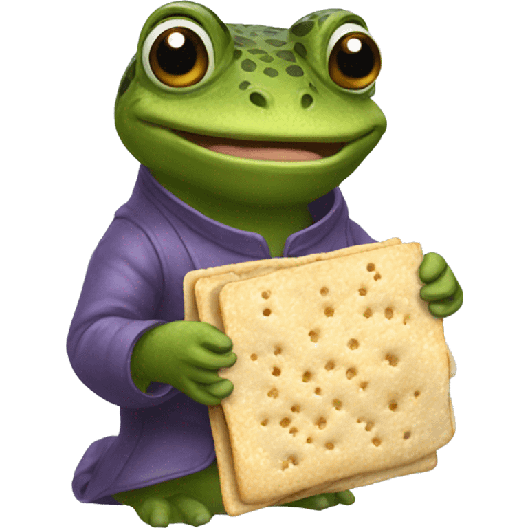 bufo holding matzah  emoji