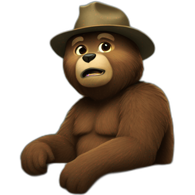 smokey bear make vidio emoji