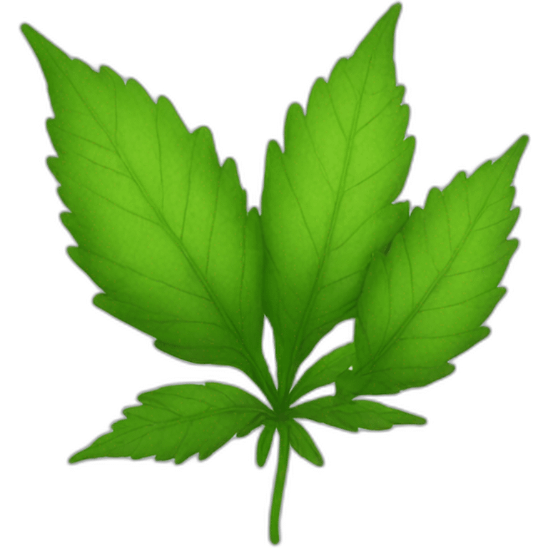 a weed bud emoji