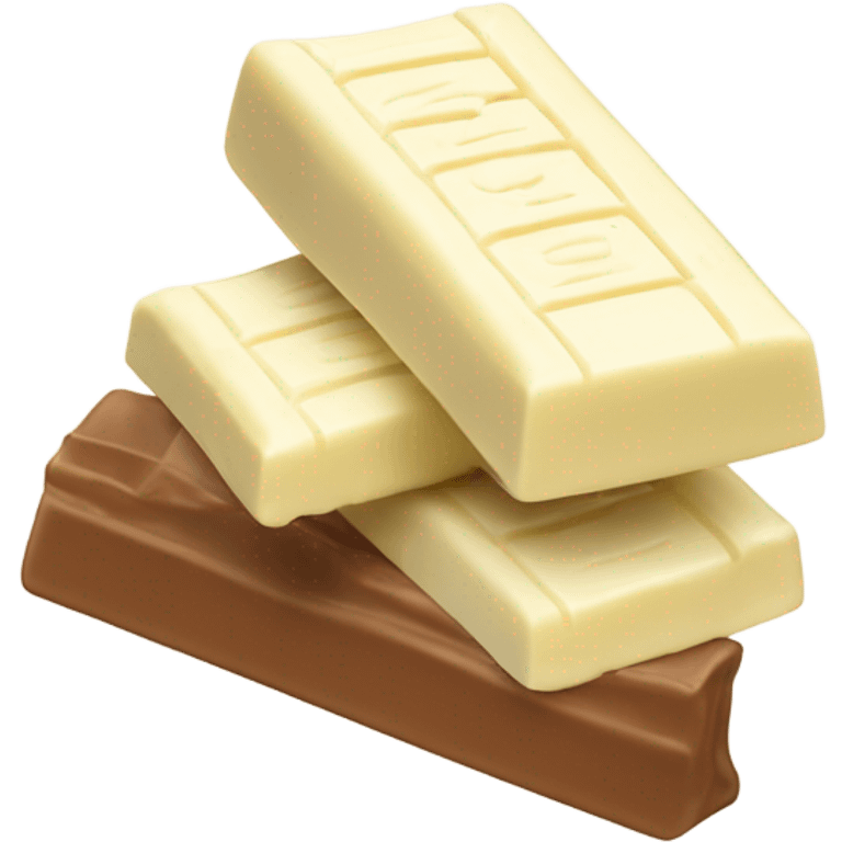 Milkybar white chocolate bar  emoji