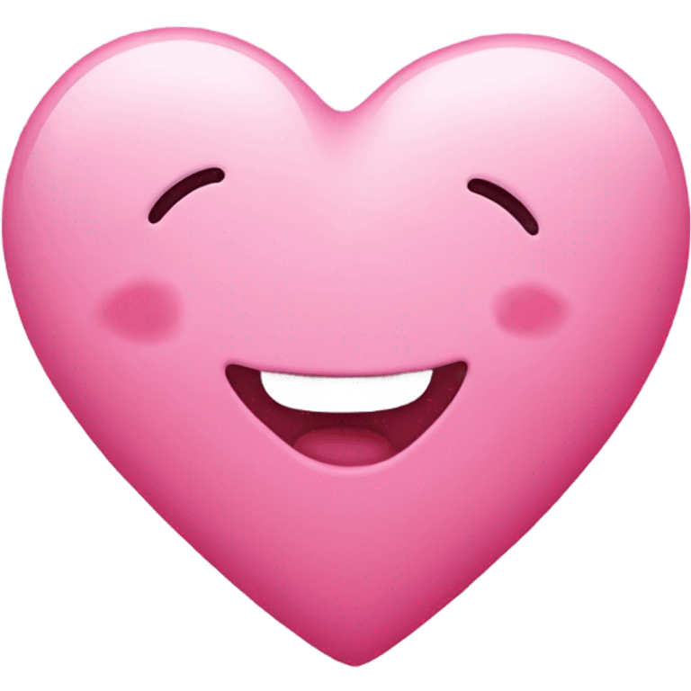 Pink heart with the word pookie on the inside emoji